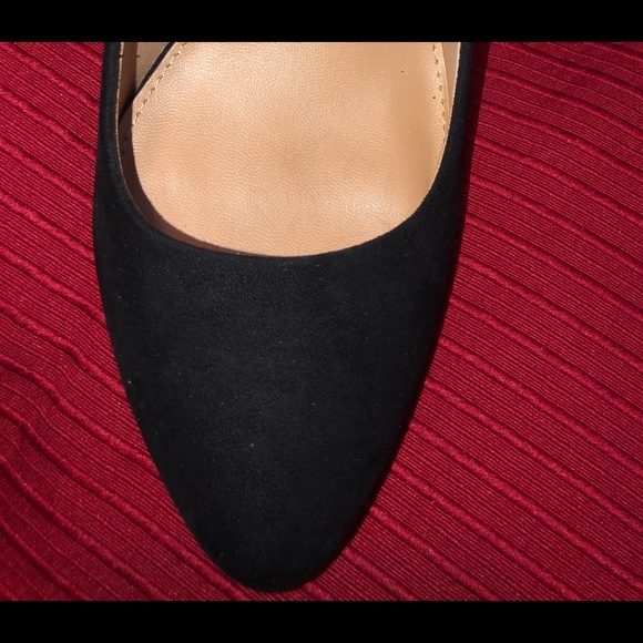 Black suede-like pumps.  Any 3 for $40!! - Picture 6 of 10